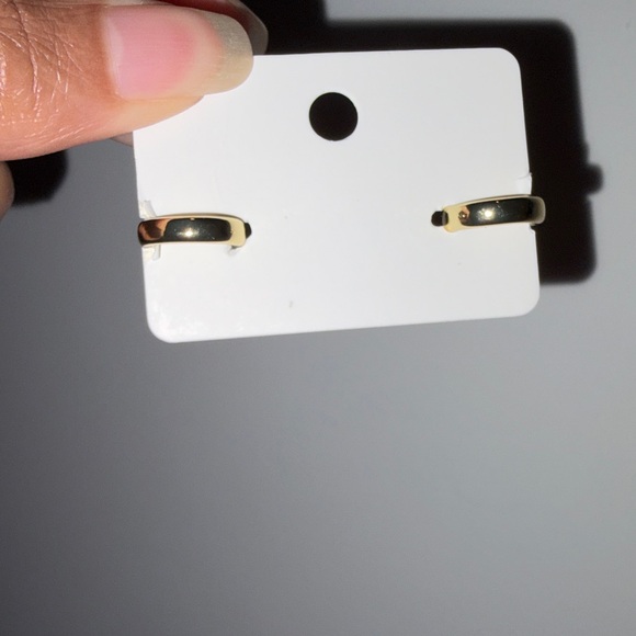 #4 14k Gold Plated Cuff Earrings - Picture 2 of 4